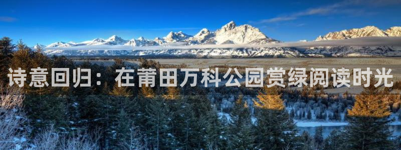 新宝gg刷流水：诗意回归：在莆田万科公园赏绿阅读时光